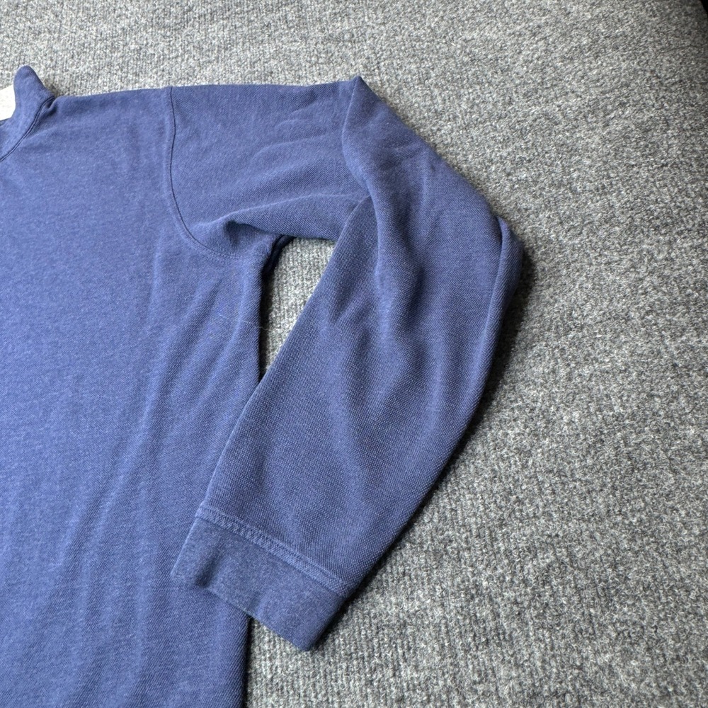Peter Millar Sweatshirt Mens XXL Blue Cotton Modal Blend Quarter Zip Pullover - Picture 7 of 12